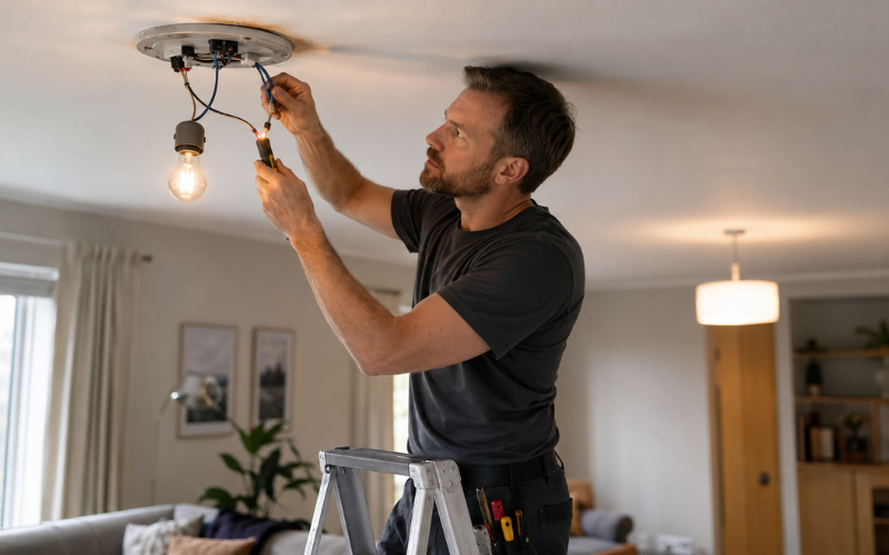 Electrician For Flickering Lights Causes, Costs & Warning Signs!
