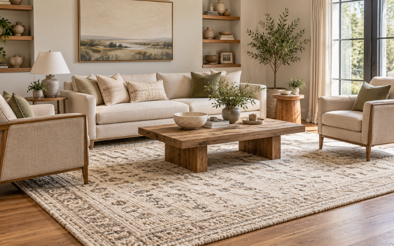 Living Room Rug Guide Choose The Right Size, Style And Materials